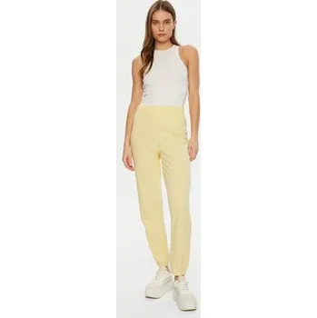 Dámské kalhoty ONLY Teplákové kalhoty Bella 15312094 Žlutá Regular Fit M