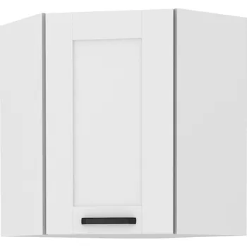 Kuchyňská skříňka Horní rohová skříňka, bílá, LULA 58x58 GN-72 1F