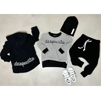 Oteplené chlapecké tepláky Despacito - černé velikost: 104