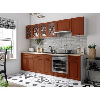 Kuchyňská linka Kuchyňská linka GERTRID 260cm - Brick