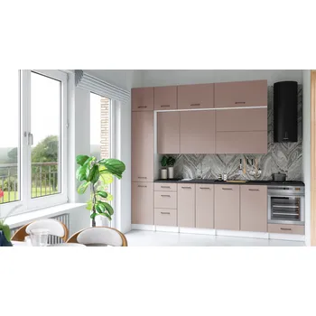 Kuchyňská skříňka Kuchyňská linka DAFNI 280cm Kobe