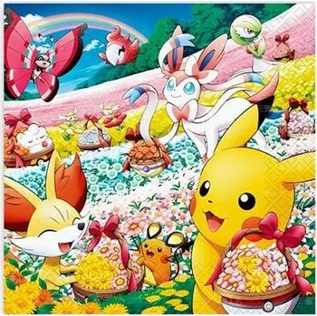 Papírový ubrousek Papírové ubrousky 16x16cm 20ks Pokémon Pikatchu - Cakesicq