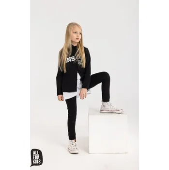 Dívčí mikina All for kids Dívčí mikina Inspire All for kids černá velikost: 116/122