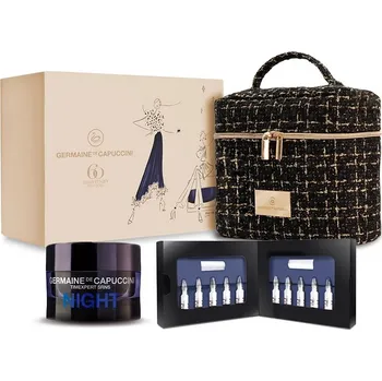 Kosmetická sada Germaine de Capuccini Timexpert SRNS Set - Noční Krém 50 ml + Silný detoxikační koncentrát pro zářivou pleť 10x2 ml Dárková sada