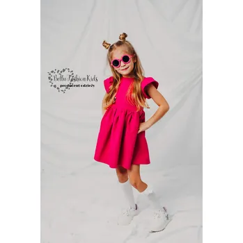 Dívčí šaty Dívčí šaty Bella malinové velikost: 116