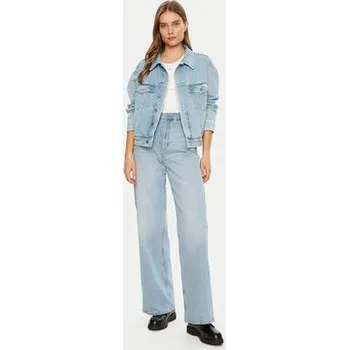 Pánská větrovka Calvin Klein Jeans Jeansová bunda J20J224548 Modrá Boxy Fit L