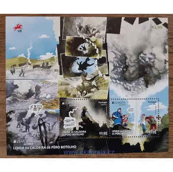 Sběratelství Azory, Portugalsko ** aršík Bl 74, mýty a legendy, r. 2022