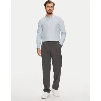 Pánská košile Tommy Hilfiger Košile Flex Dobby MW0MW37578 Světle modrá Slim Fit XXL