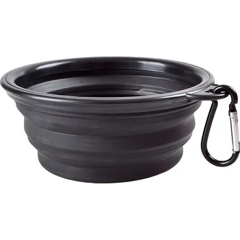 Miska pro psa Surtep Animals Silikonová skládací miska Barva: Černá, Objem: 350ml