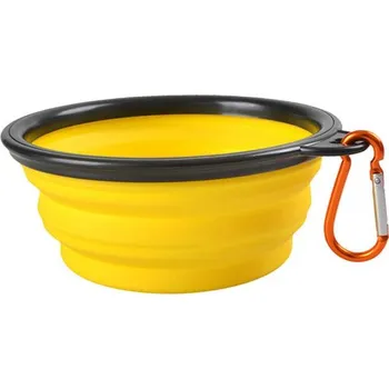Miska pro psa Surtep Animals Silikonová skládací miska Barva: Žlutá, Objem: 350ml