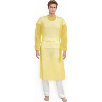 Zdravotnický plášť 2P Servis Plášť návštěvnický žlutá 100% Polypropylen