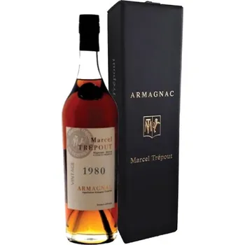 Víno Archivní alkohol 1980 Armagnac Vintage v dárkové krabičce, Marcel Trepout, 0,70l Marcel Trépout