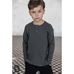 All for kids Chlapecké triko s dlouhým rukávem All for kids khaki velikost: 104/110