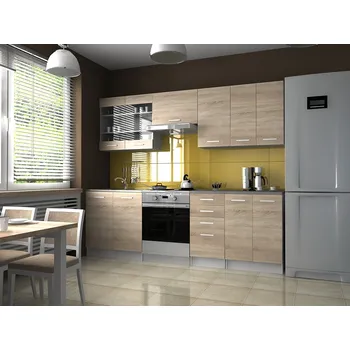 Kuchyňská linka Kuchyňská linka PAMELA 240x180 - Sonoma