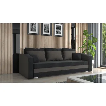 Pohovka Pohovka FABIO 3 černo-tmavěšedá