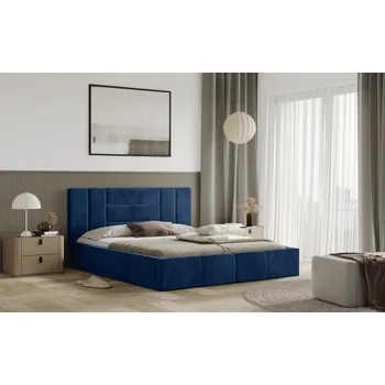 Postel Postel MILANO 180x200 modrá s úložným prostorem