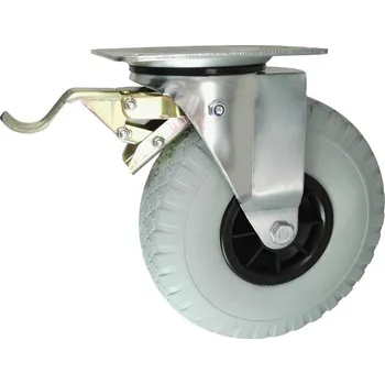 Příslušenství k zahradní technice Elastické kolo 260 mm s otočnou vidlicí