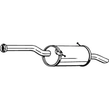 Tlumič výfuku Zadní tlumič výfuku BOSAL 135-121