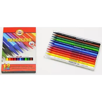 Kresba Sada pastelek Progresso Koh-i-noor, sada 12 barev