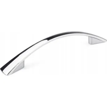 Nábytkové kování Nábytková úchytka klasická stříbrná CH - chromovaná 13,6 x 1,54 x 2,3 cm