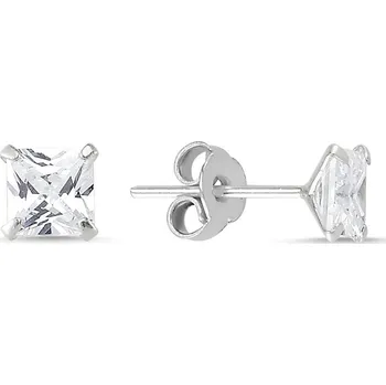 Náušnice Stříbrné puzetové náušnice SQUARE 5mm Ag 925; ≤0,6 g.