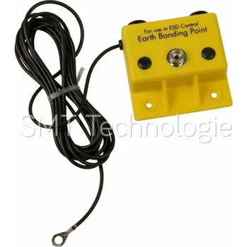 ESD Zemnicí box, 1 x 10mm patent/2 x 4 mm zdířka, 3m, 231380 - 100105266