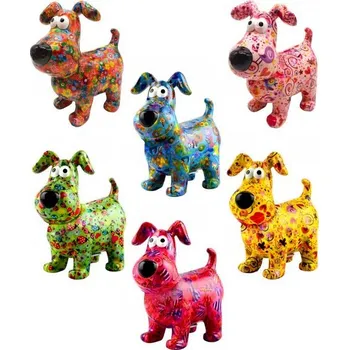 Pokladnička Keramická kasička pes "Hugo" M