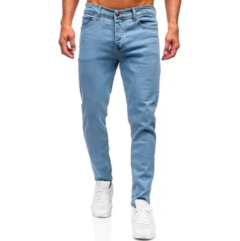 Pánské kalhoty Modré pánské džíny slim fit Bolf 6480 - 31/M