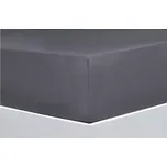 Prostěradlo Avance Jersey Elastan Schiefer Černá 180x200-220 cm