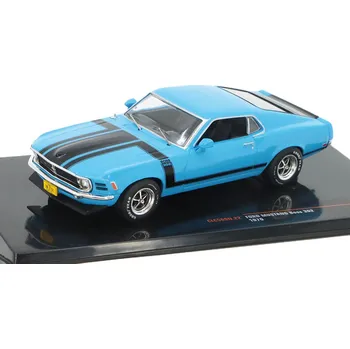 autíčko Ford Mustang Boss 302 1970 modrá 1:43 Ford Mustang Boss 302 1970 - kovový model auta