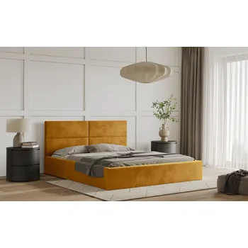 Postel Postel WASTO 120x200 zlatá s úložným prostorem