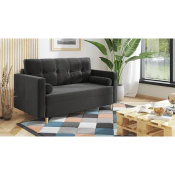 Pohovka Pohovka HELMER šedá - DREAM VELVET 202.13