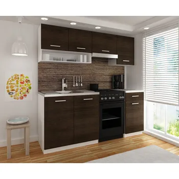 Kuchyňská linka Kuchyňská linka LUIZA II 180x120 - Wenge