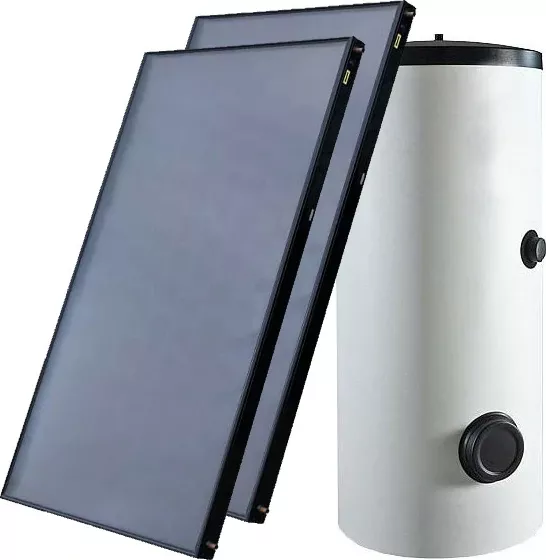 Kompletní sestava pro solární ohřev TUV, pro 2-4 osoby se zásobníkem 300 ltr. (Solární ohřev TUV, pro 2-4 osoby, zásobník 300 ltr.)