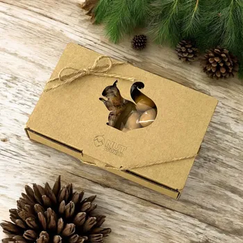 Nutworld.cz Dárková ořechová krabička 2x50g VEVERKA