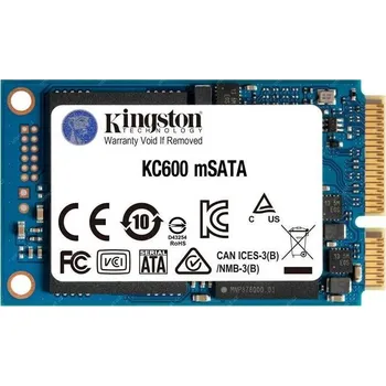 Pevný disk Kingston SSD 512GB KC600 SATA3 mSATA (R:550, W:520MB/s)