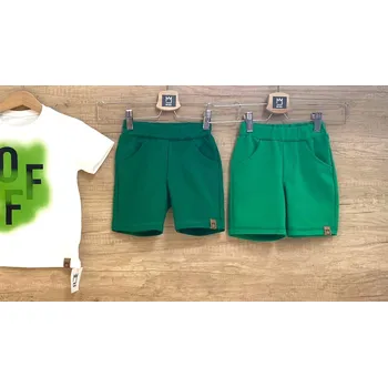 Chlapecké kraťasy Chlapecké basic kraťasy tmavě zelené velikost: 86/92