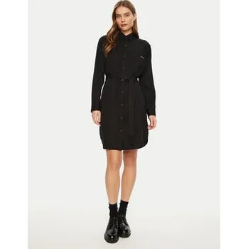 Dámské šaty Calvin Klein Jeans Košilové šaty J20J224819 Černá Regular Fit XS