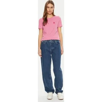 Pánské tričko JDY T-Shirt Kitty 15318845 Růžová Regular Fit L