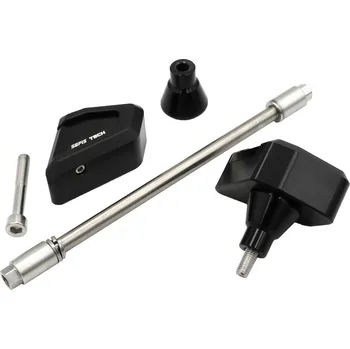 TECH padací protektory Suzuki SV650N 2017-2021 Červená