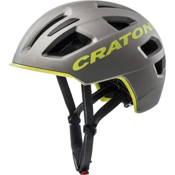 Cyklistická přilba Helma CRATONI C-Pure Anthracite/Lime Matt - S/M (54-58cm)
