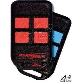 Pohon brány Vysílač 4-kanálový, 433MHz, systém plovoucího kódu