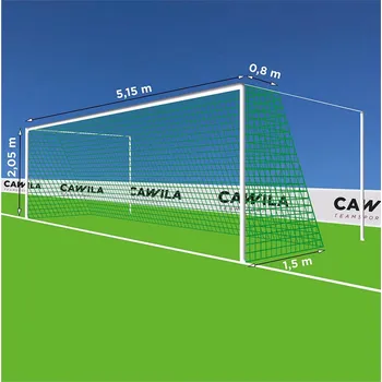 Univerzální sportovní branka Síť Cawila Tornetz 4MM M120 5,15x2,05m 0,8x1,5m 1000871120 Velikost OS