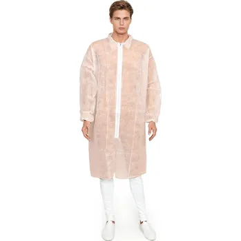 Zdravotnický oděv 2P Servis Plášť se zipem vel.XXL bílá XXL 100% Polypropylen