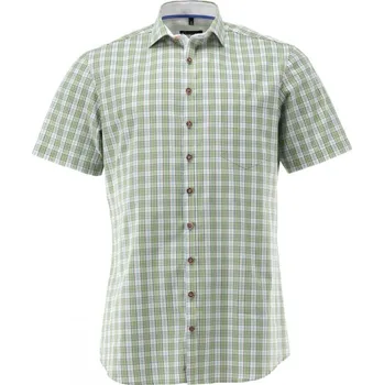 Pánská košile Gipfelstürmer - pánská košile Slim Fit, krátký rukáv (4154) 43/44