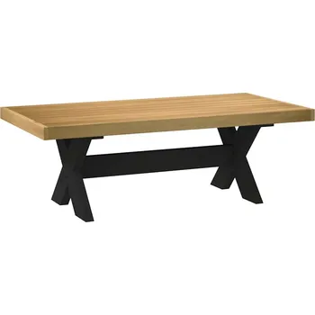 Konferenční stolek vidaXL Konferenční stolek NOAIN na nohách ve tvaru X 120x60x40 cm [4100034]