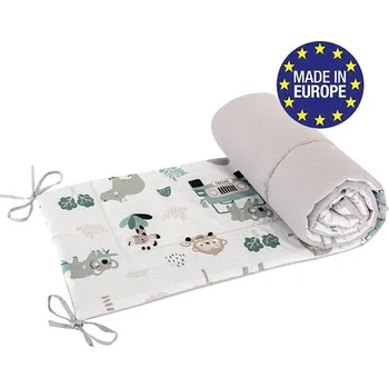 Dětsný nábytek Bomimi Pojízdná zoo šedý