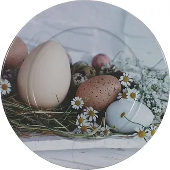 Goba Talíř plechový dekorační Velikonoční vejce