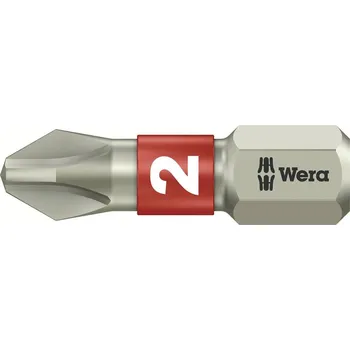Bit Wera 3851/1 TS PH 2 X 25 MM 05 071011 001 křížový bit PH 2 nerezová ocel D 6.3 1 ks