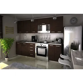 Kuchyňská linka Kuchyňská linka ELENA 240x180 - Wenge